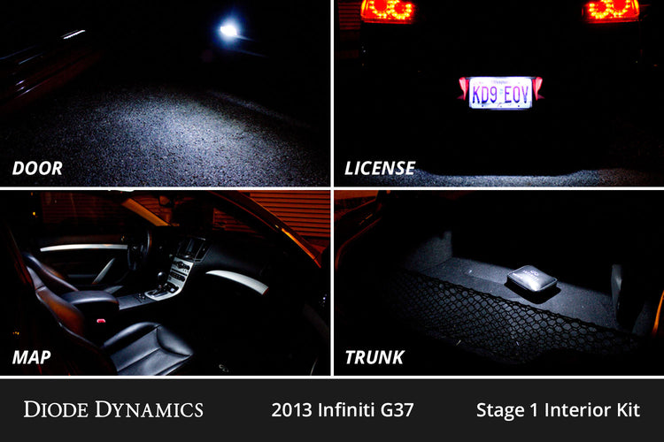 Interior LED Kit for 2007-2015 Infiniti G37 Sedan-3