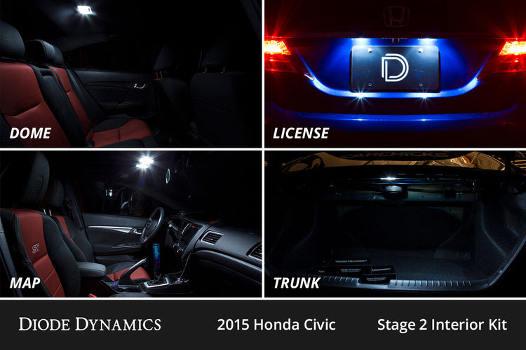 Interior LED Kit for 2012-2015 Honda Civic Si-2