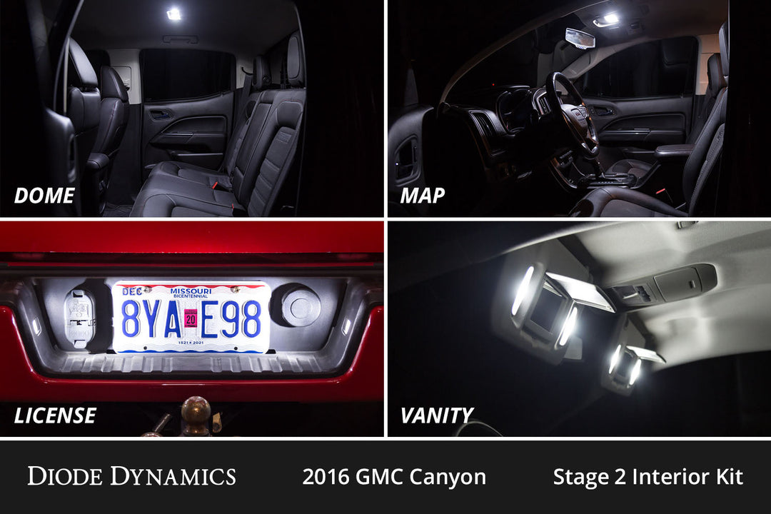 Interior LED Kit for 2015-2022 GMC Canyon-2