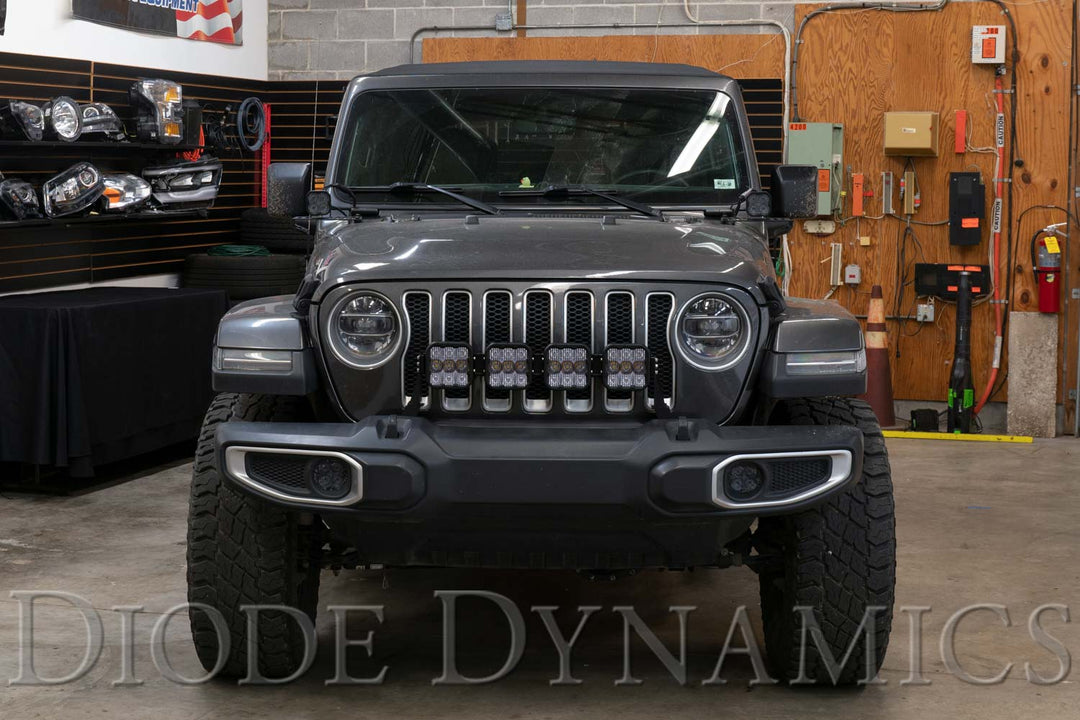 Jeep JL Wrangler/ Gladiator SS5 4-Pod CrossLink Grille Lightbar Kit-3