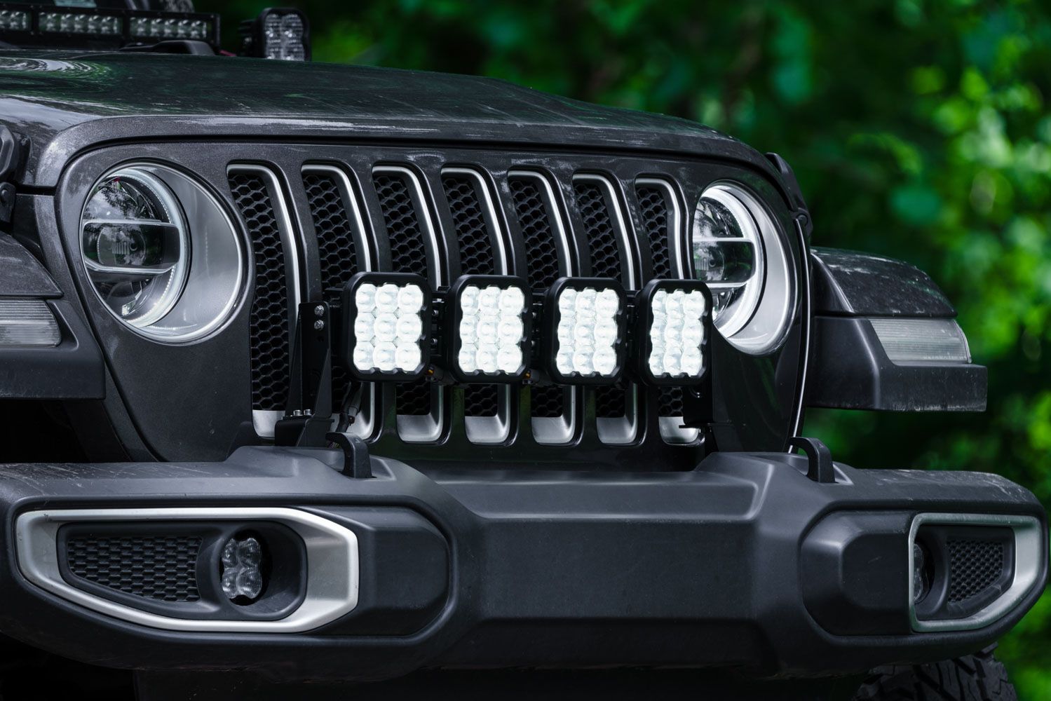 Jeep JL Wrangler/ Gladiator SS5 4-Pod CrossLink Grille Lightbar Kit-4