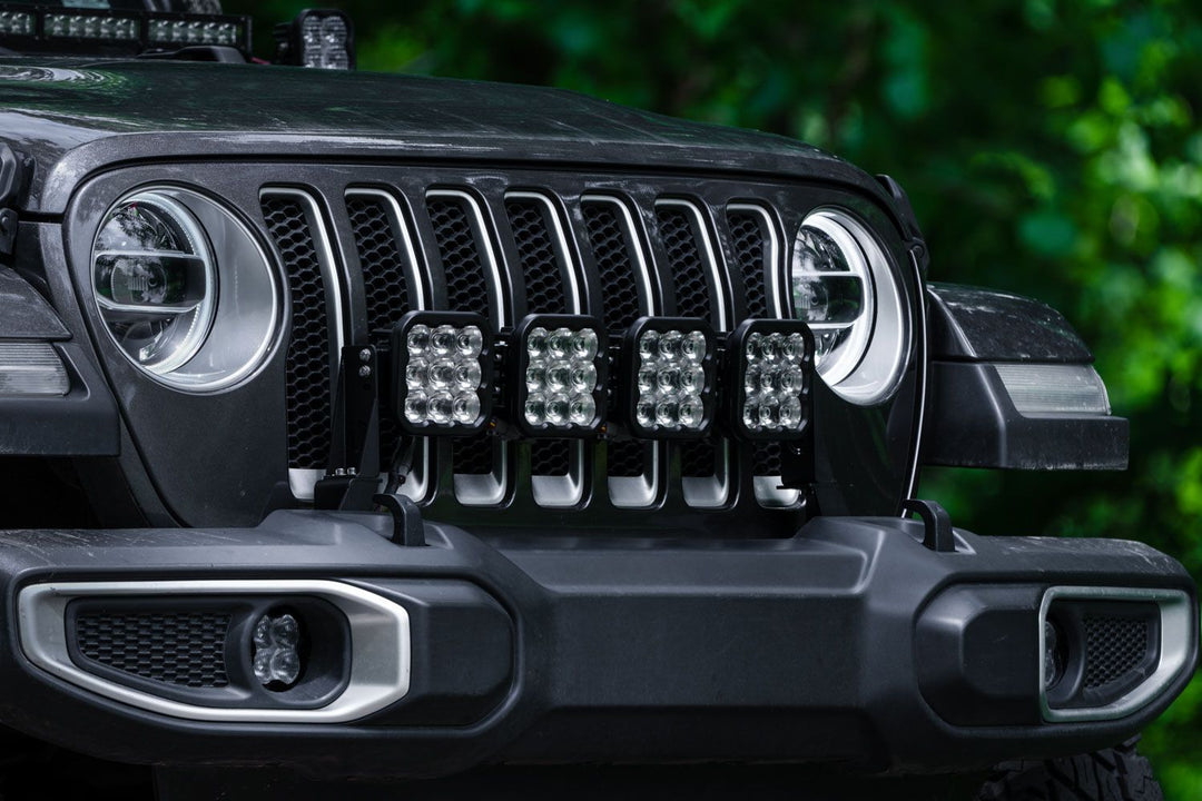 Jeep JL Wrangler/ Gladiator SS5 4-Pod CrossLink Grille Lightbar Kit-5