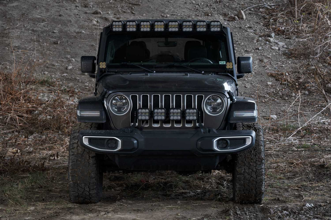 Jeep JL Wrangler/ Gladiator SS5 CrossLink Windshield Lightbar Kit-5