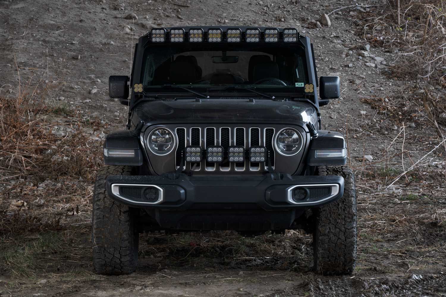 Jeep JL Wrangler/ Gladiator SS5 CrossLink Windshield Lightbar Kit-5