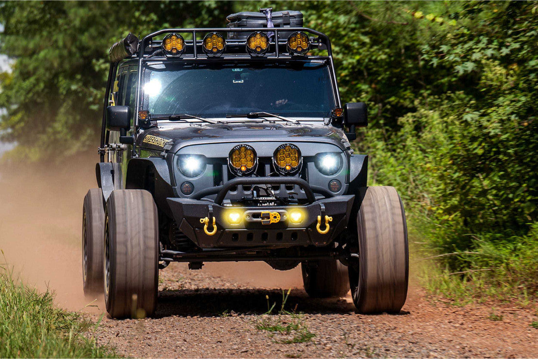 Jeep Wrangler JK Spec: Morimoto Super7 2.0 Headlights (Set)-LF515-9