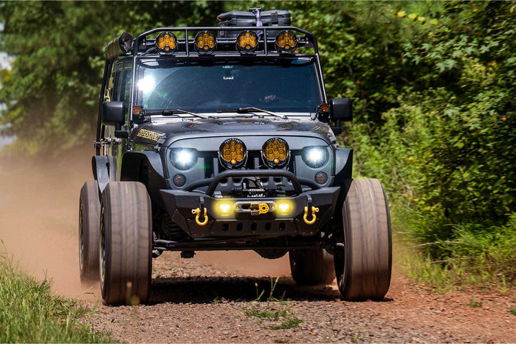 Jeep Wrangler JK Spec: Morimoto Super7 2.0 Headlights (Set)-LF515-9