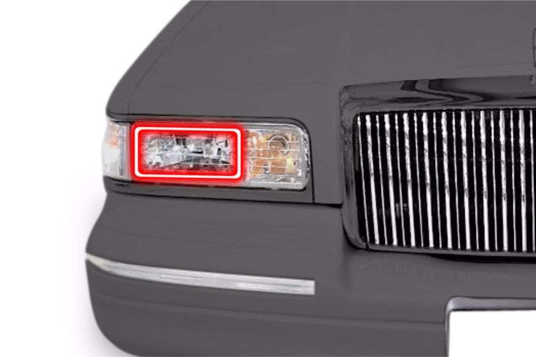 Lincoln Town Car (95-97): Profile Prism Fitted Halos (Kit)-EDC01206-1