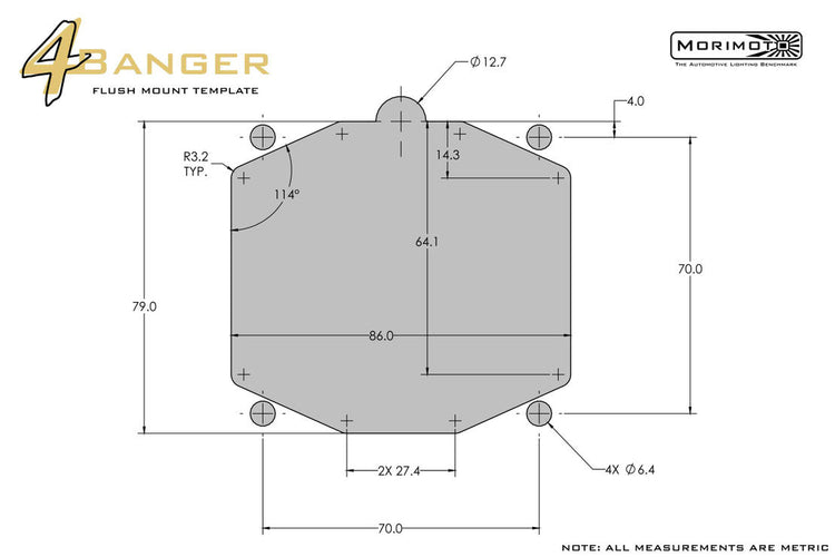 Morimoto 4Banger LED Pod (No Brackets)-16