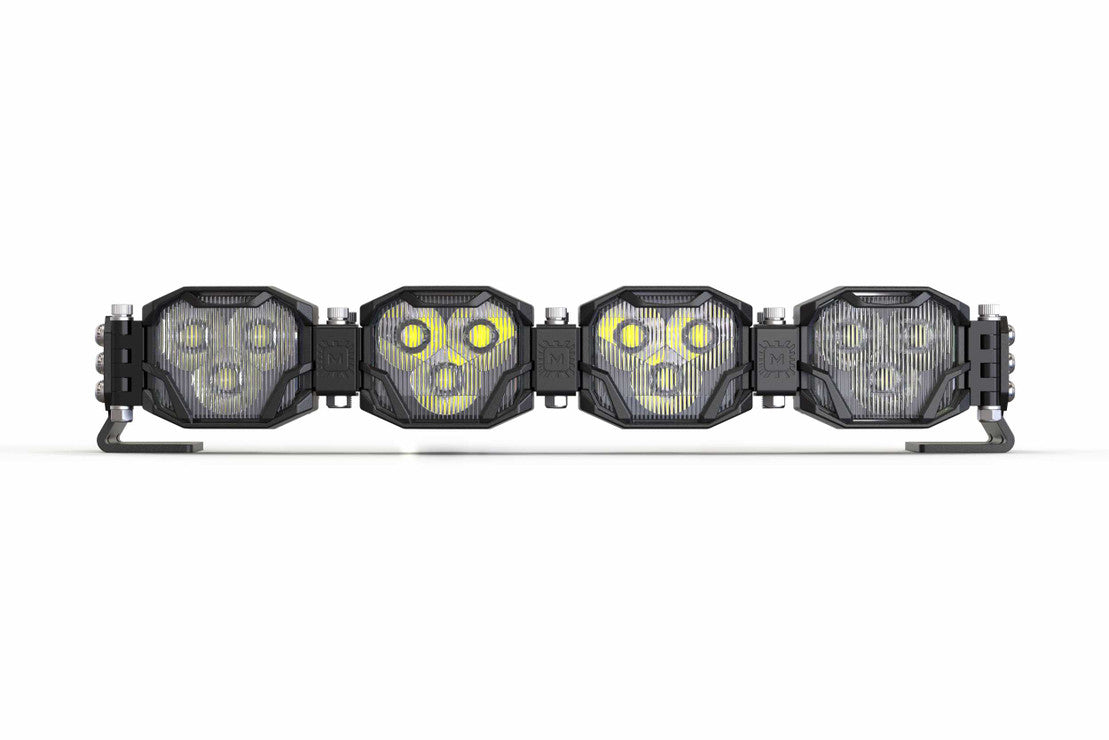 Morimoto Double-Row BangerBar Off-Road LED Light Bar: 4 Pods/ 16.5"-4