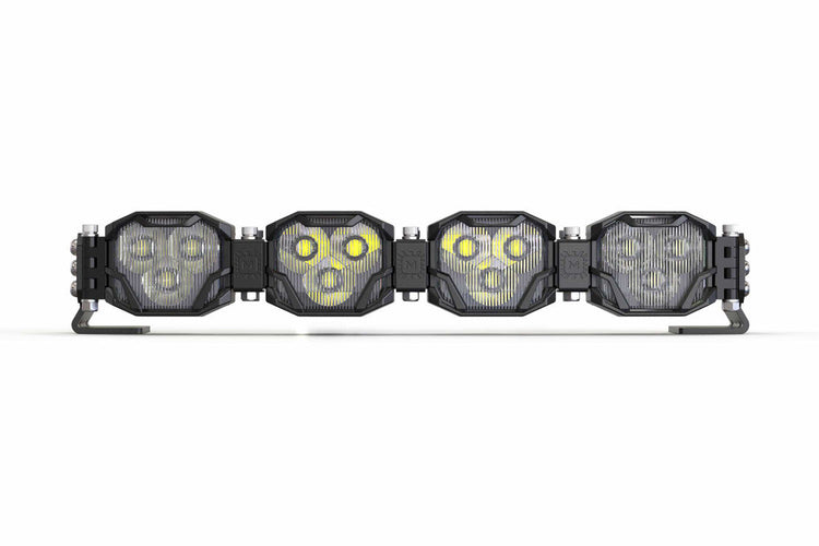 Morimoto Double-Row BangerBar Off-Road LED Light Bar: 4 Pods/ 16.5"-4