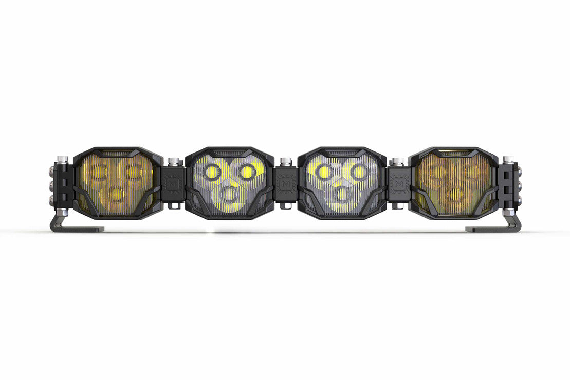 Morimoto Double-Row BangerBar Off-Road LED Light Bar: 4 Pods/ 16.5"-6