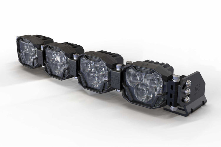 Morimoto Double-Row BangerBar Off-Road LED Light Bar: 4 Pods/ 16.5"-BAR-2ROW-001-1