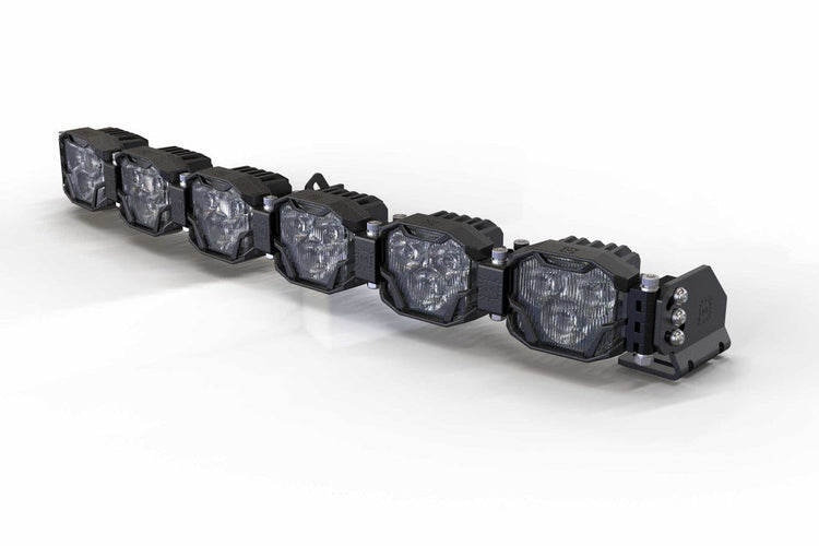 Morimoto Double-Row BangerBar Off-Road LED Light Bar: 6 Pods/ 24.5"-BAR-2ROW-007-1