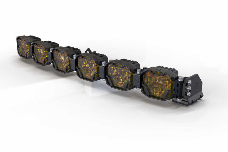 Morimoto Double-Row BangerBar Off-Road LED Light Bar: 6 Pods/ 24.5"-BAR-2ROW-008-2