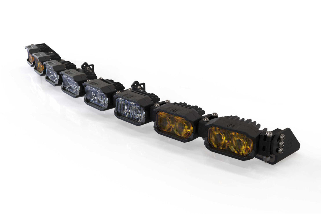 Morimoto Single-Row BangerBar Off-Road LED Light Bar: 8 Pod / 31.5"-5