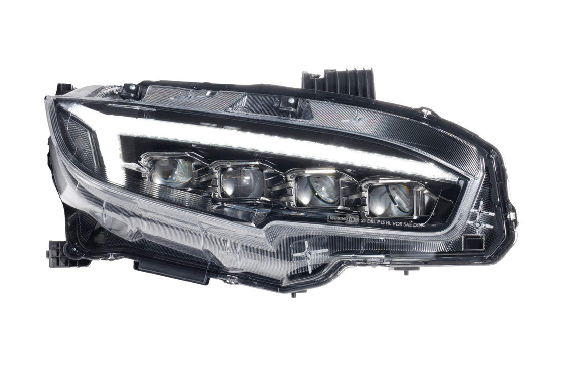 Morimoto XB LED Headlights: Honda Civic (16-21)(Gen II / Pair)-LF2-473-4