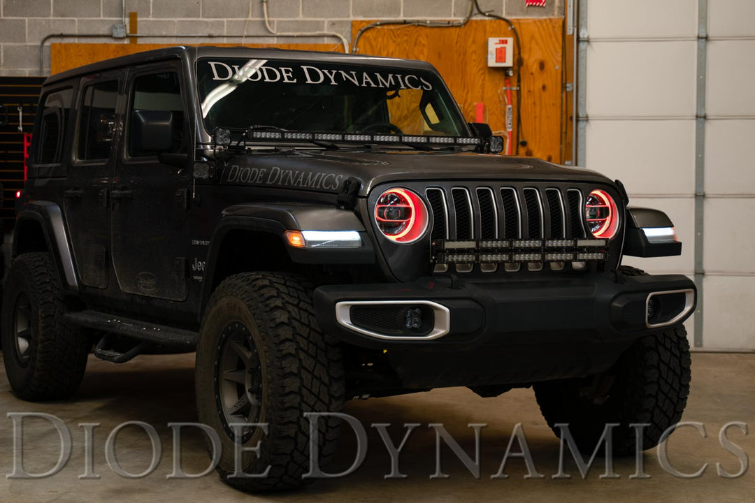 RGBW HD LED Halos for 2018+ Jeep JL Wrangler/Gladiator Diode Dynamics-dd2290-2