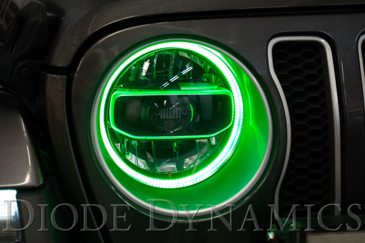 RGBW HD LED Halos for 2018+ Jeep JL Wrangler/Gladiator Diode Dynamics-dd2290-3