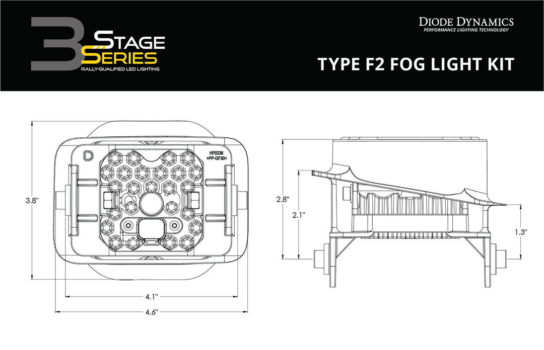 SS3 LED Fog Light Kit for 2017-2022 Ford Super Duty-9