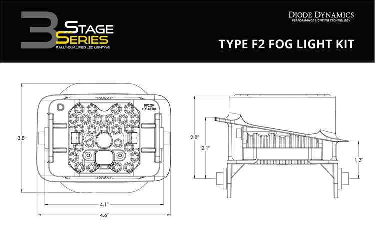 SS3 LED Fog Light Kit for 2017-2022 Ford Super Duty-9