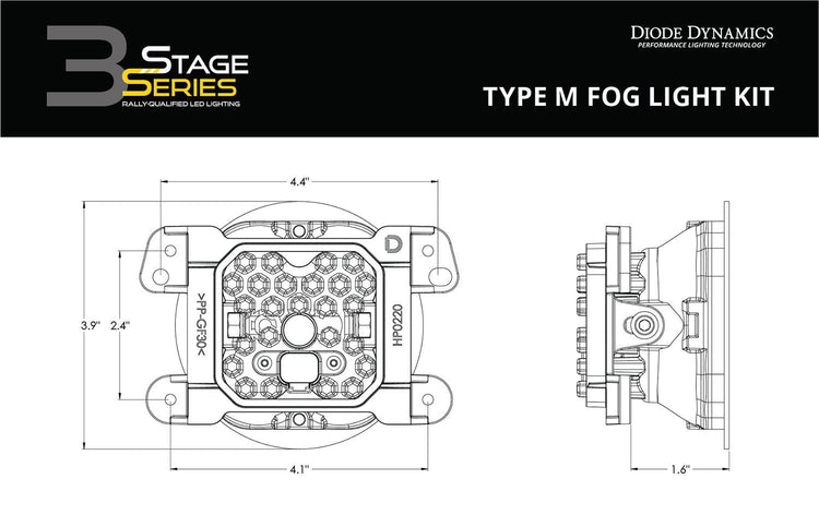 SS3 LED Fog Light Kit for 2018+ Jeep JL Wrangler (Plastic Bumper/ Non-Sport)-11