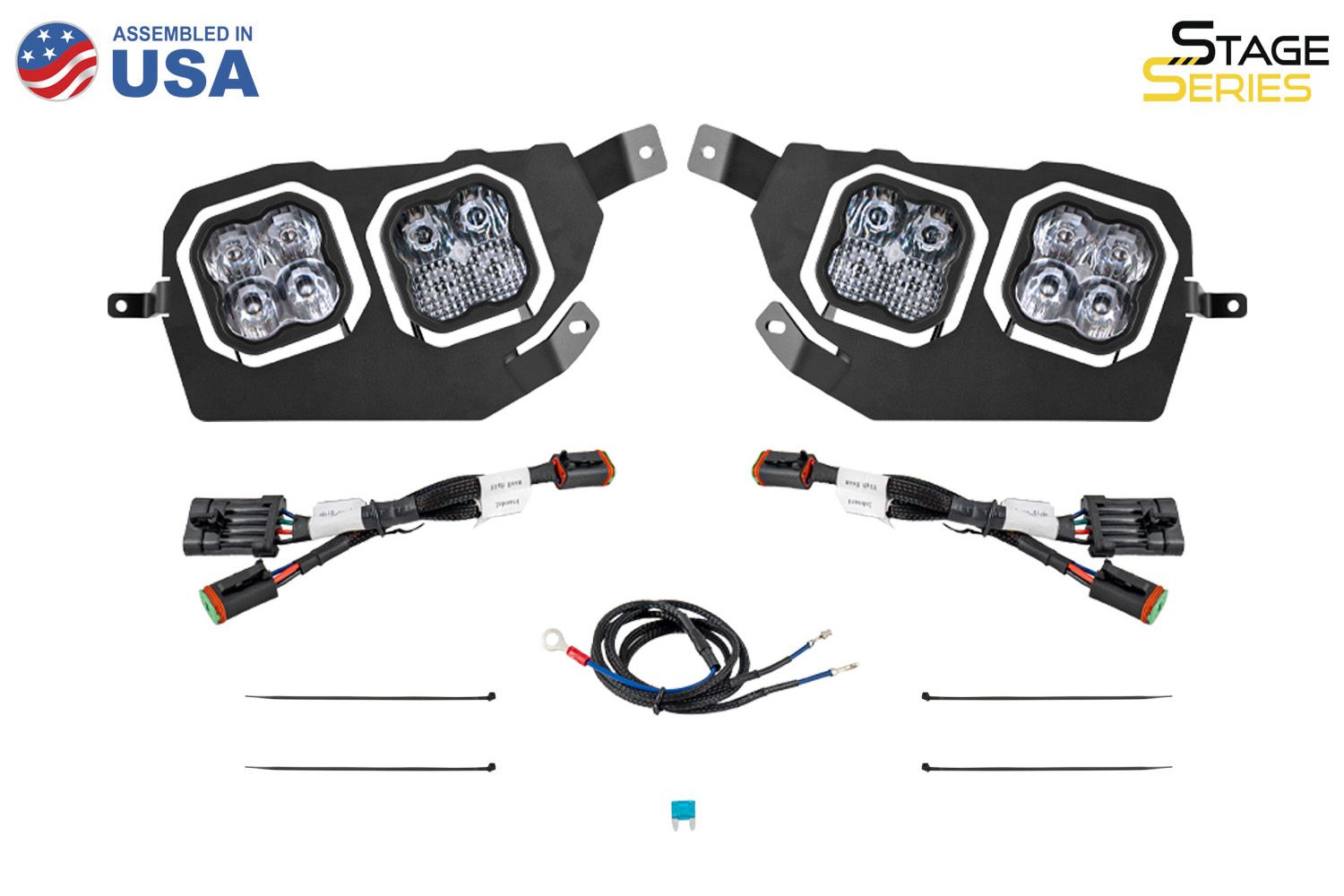 SS3 LED Headlight Kit For 2014-2023 Polaris RZR XP-2