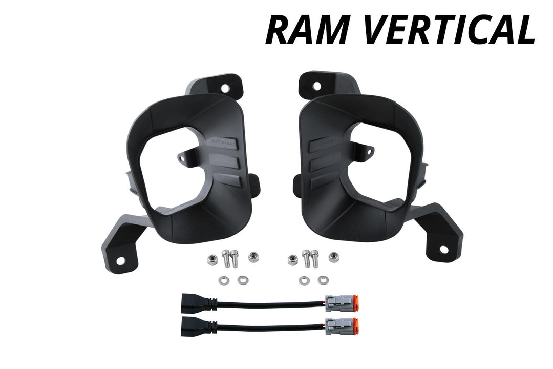 SS3 Ram Vertical Fog Light Mounting Bracket Kit Diode Dynamics-dd6670p-1