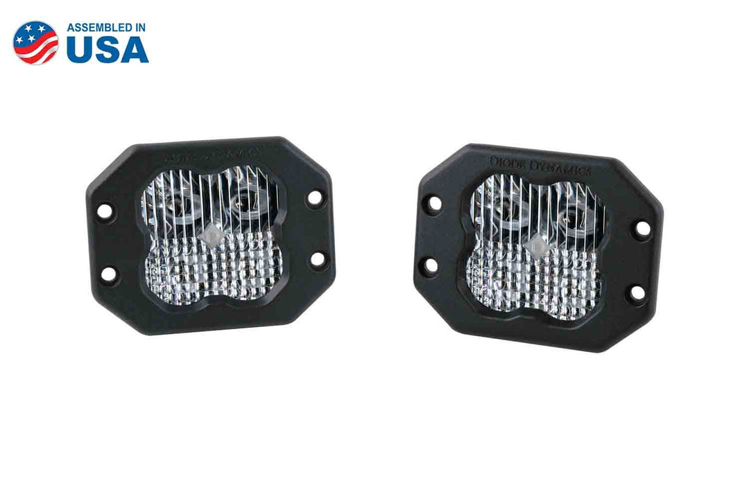 SS3 White LED Pod Flush (Pair) Diode Dynamics-DD6718P-2