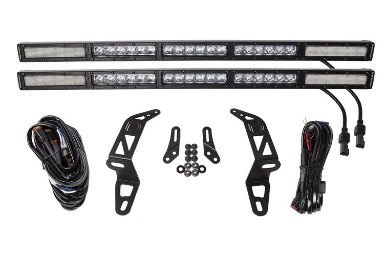 SS30 Dual Bumper Lightbar Kit for 2018+ Jeep JL Wrangler/Gladiator Diode Dynamics-dd6085-3