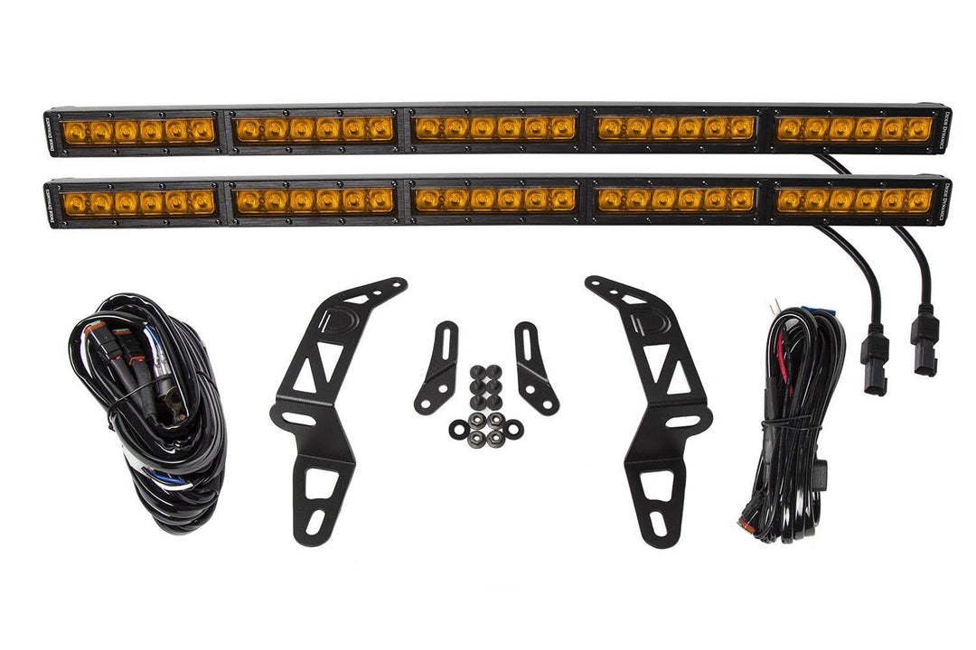 SS30 Dual Bumper Lightbar Kit for 2018+ Jeep JL Wrangler/Gladiator Diode Dynamics-dd6086-5