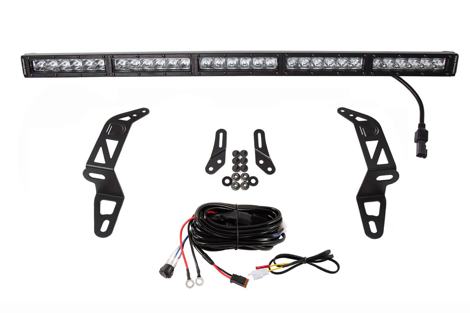 SS30 Single Bumper Lightbar Kit for 2018+ Jeep JL Wrangler/Gladiator Diode Dynamics-2