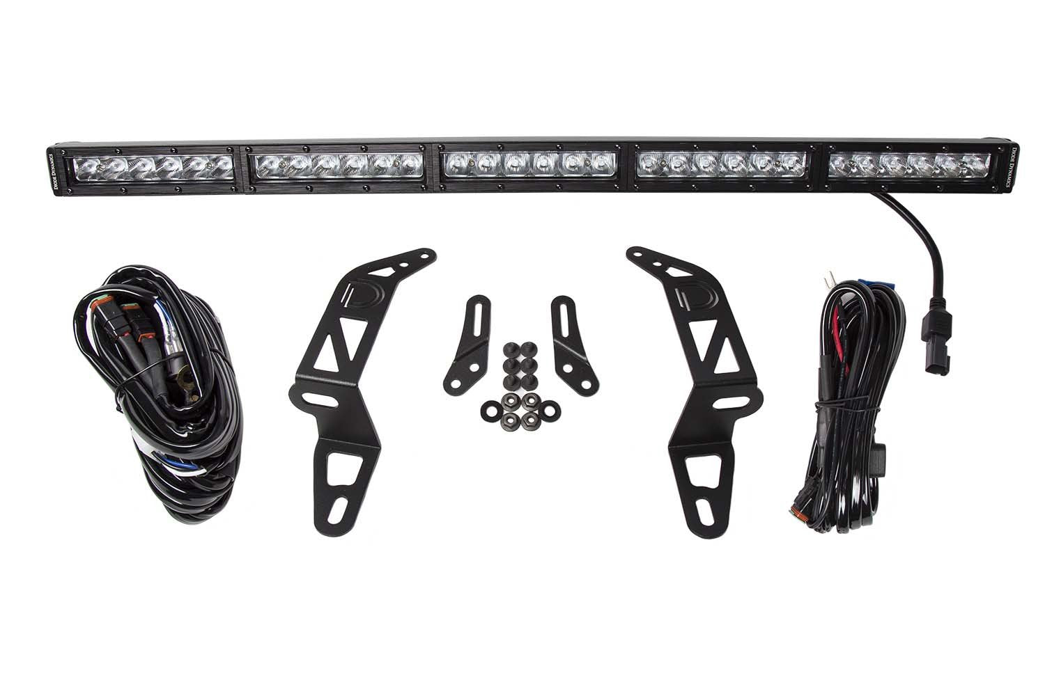 SS30 Single Bumper Lightbar Kit for 2018+ Jeep JL Wrangler/Gladiator Diode Dynamics-dd6079-3