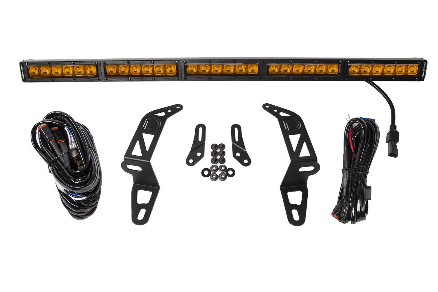 SS30 Single Bumper Lightbar Kit for 2018+ Jeep JL Wrangler/Gladiator Diode Dynamics-dd6080-4