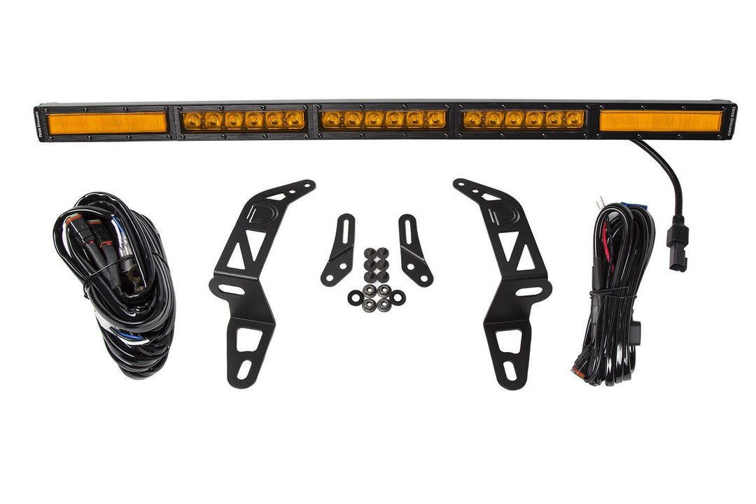 SS30 Single Bumper Lightbar Kit for 2018+ Jeep JL Wrangler/Gladiator Diode Dynamics-dd6082-5