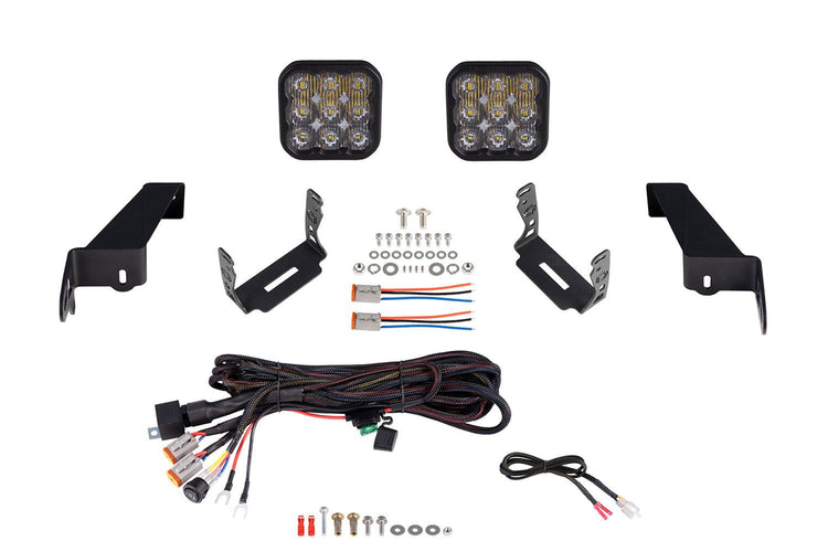 SS5 Bumper LED Pod Light Kit for 2018+ Jeep JL Wrangler-DD7280-5