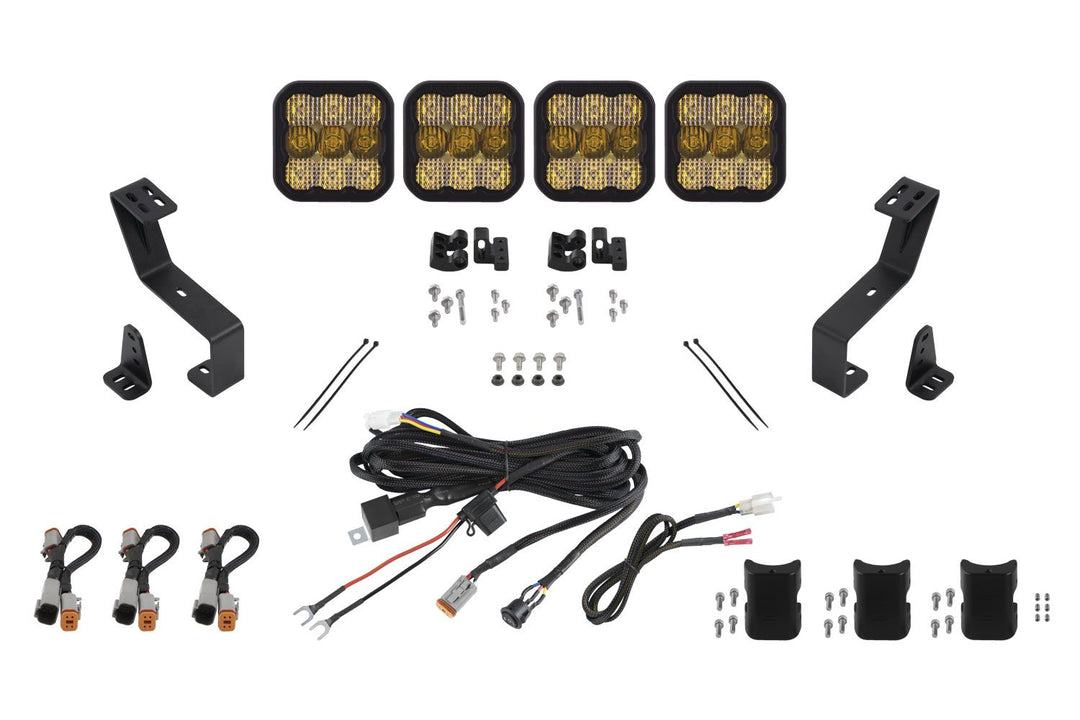 SS5 Grille CrossLink Lightbar Kit for 2019+ Ram 1500-DD7609-6