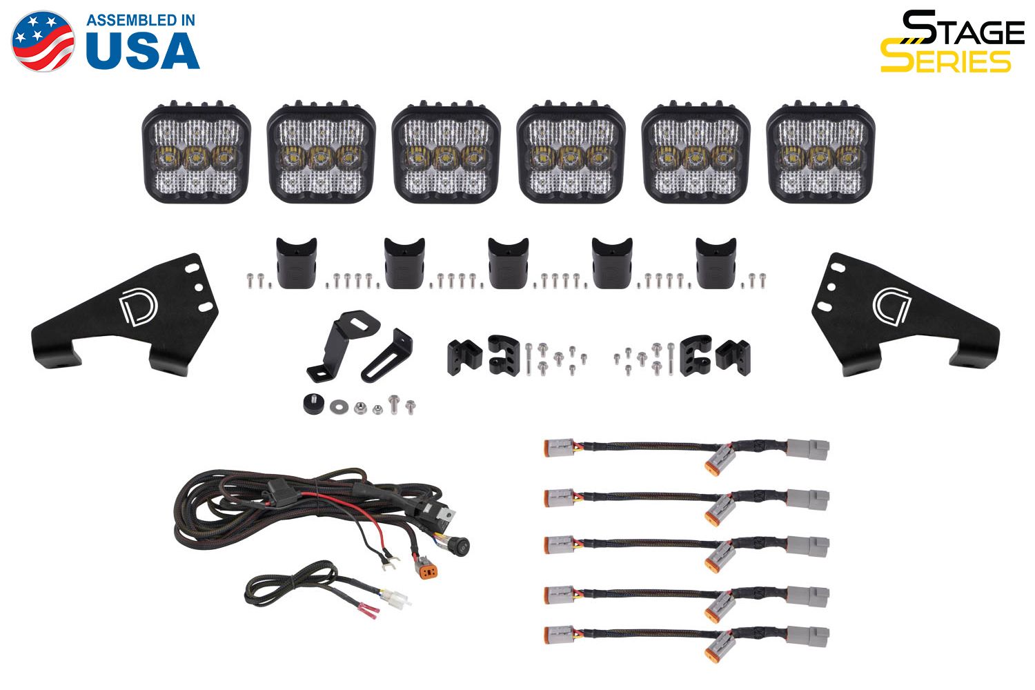 SS5 Roof CrossLink Lightbar Kit for 2020-2023 Polaris RZR Pro-6