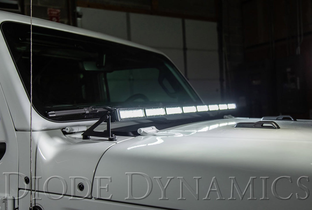 SS50 Hood LED Light Bar Kit for 2018+ Jeep JL Wrangler/Gladiator-8