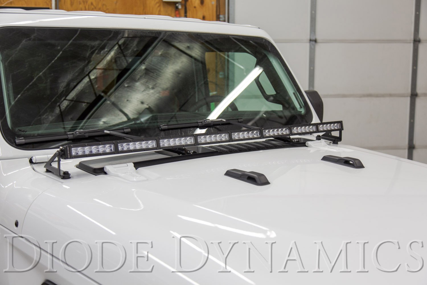 SS50 Hood LED Light Bar Kit for 2018+ Jeep JL Wrangler/Gladiator-9