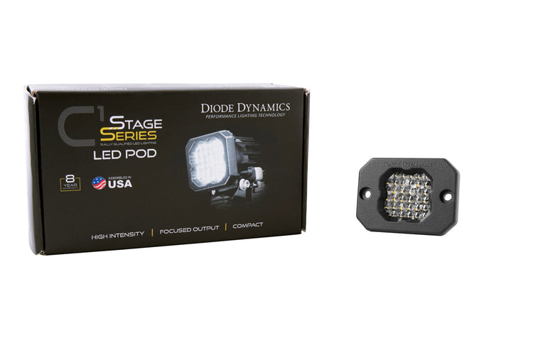 SSC1 Stage Series C1 LED Pod White Flush (Each)-1