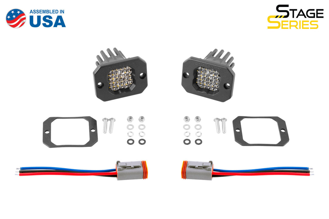 SSC1 Stage Series C1 LED Pod White Flush (Pair)-3