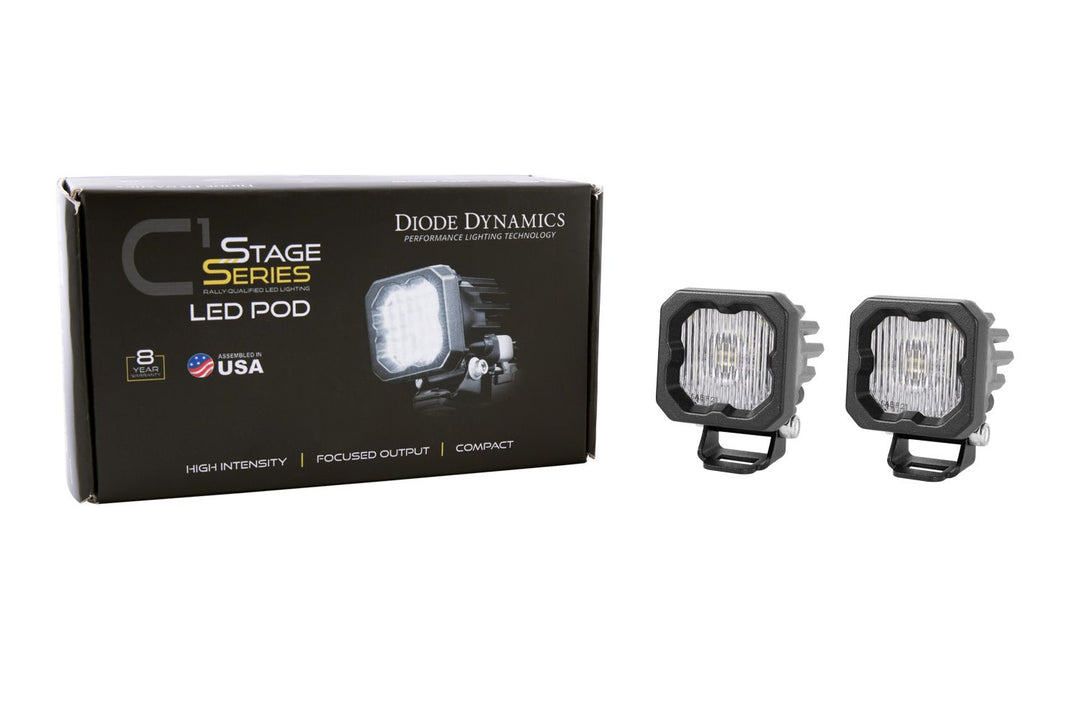 SSC1 Stage Series C1 LED Pod White (SAE Fog) Standard-1