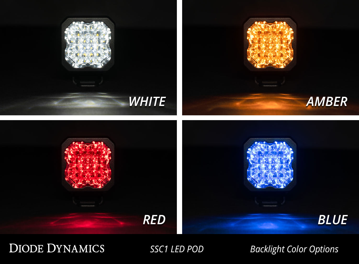 SSC1 Stage Series C1 LED Pod White Standard (Each)-10