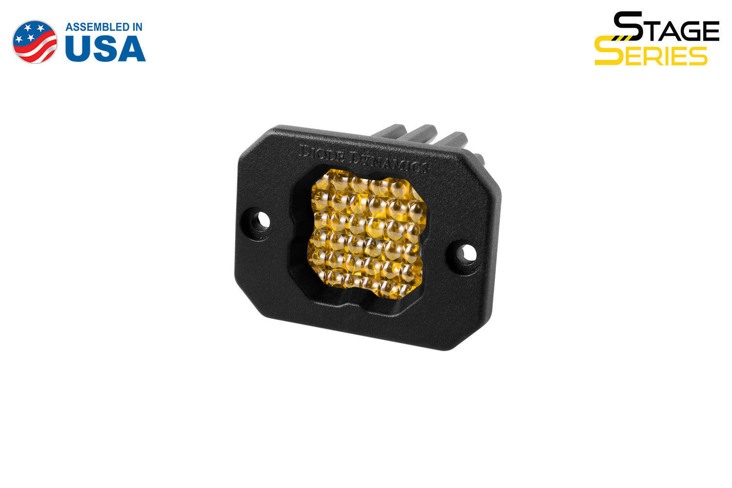 SSC1 Stage Series C1 LED Pod Yellow Flush (Each)-dd6473s-2