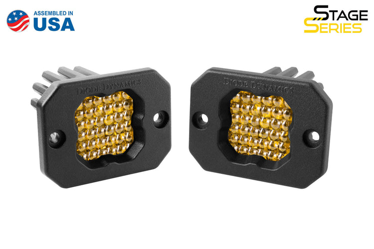 SSC1 Stage Series C1 LED Pod Yellow Flush (Pair)-dd6473p-2