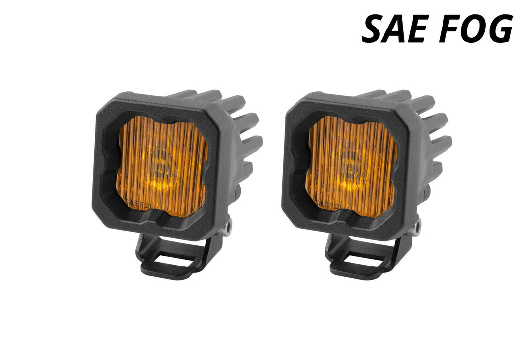 SSC1 Stage Series C1 LED Pod Yellow (SAE Fog) Standard-2