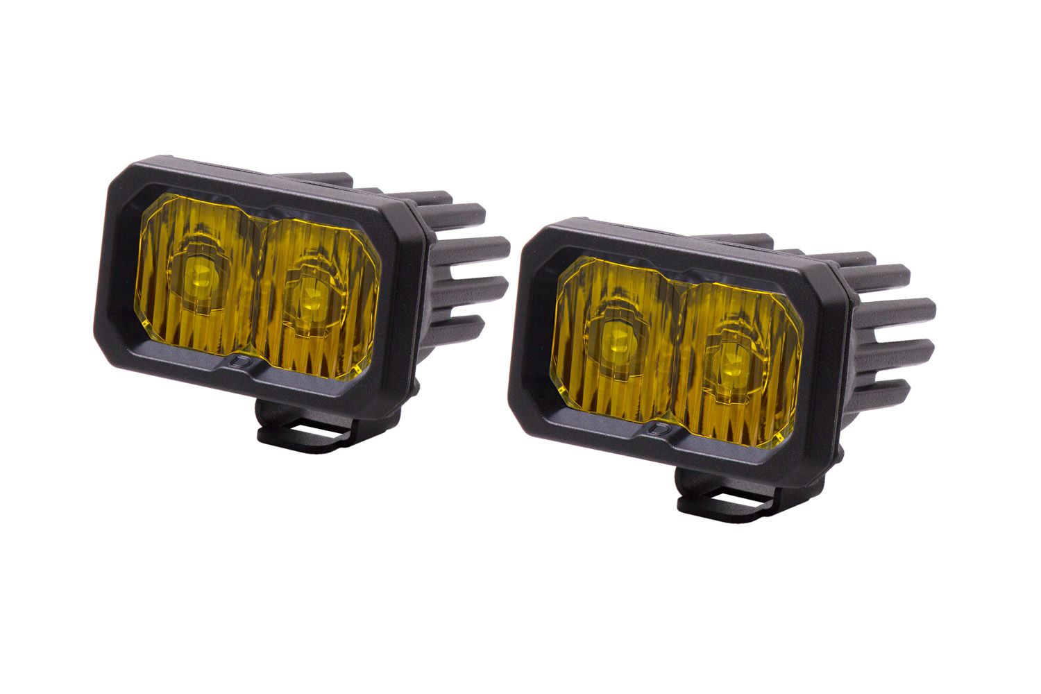 SSC2 Stage Series 2 Inch Amber LED Pod Standard (Pair)-dd6383p-5