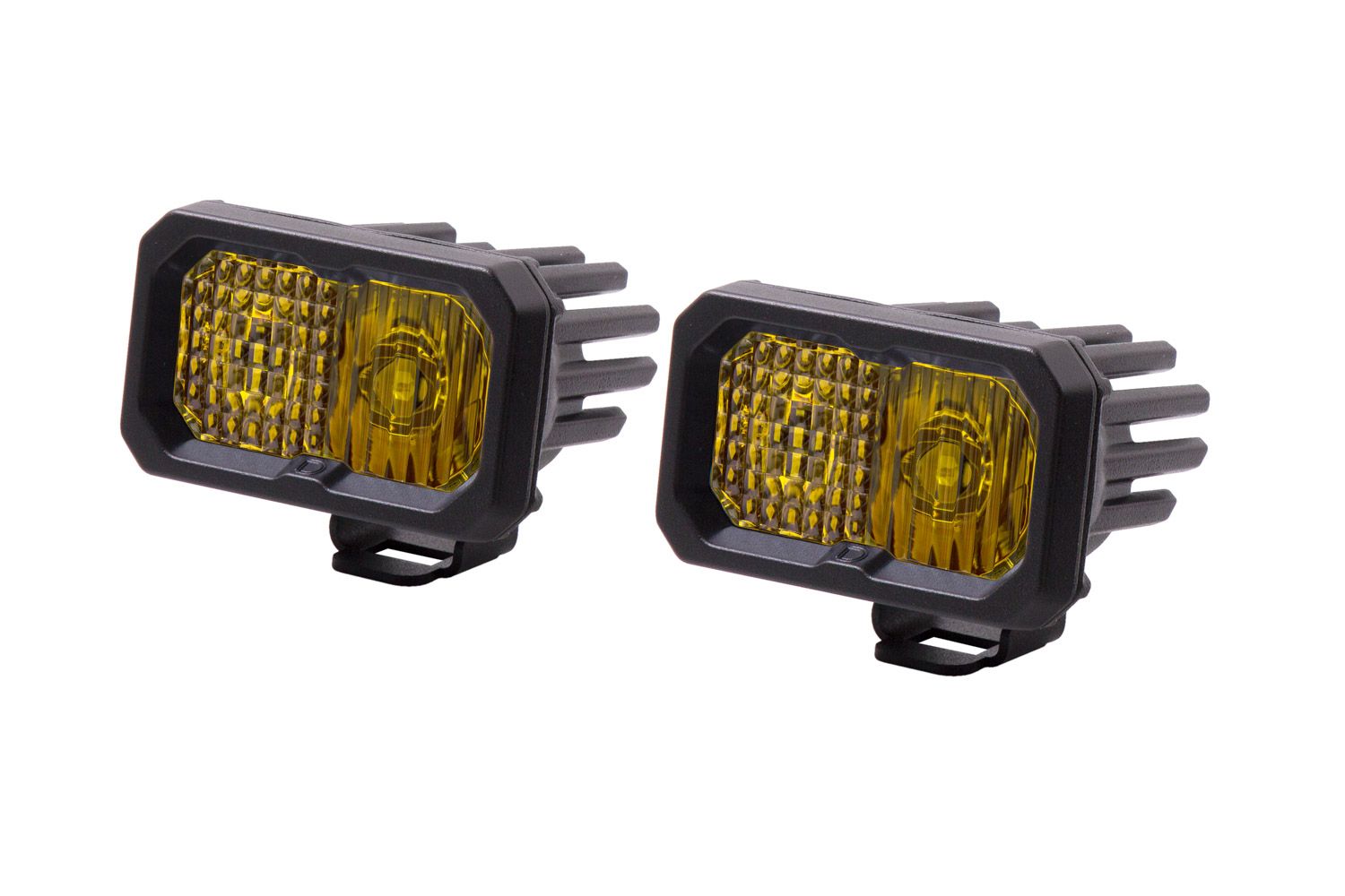 SSC2 Stage Series 2 Inch Amber LED Pod Standard (Pair)-dd6391p-4