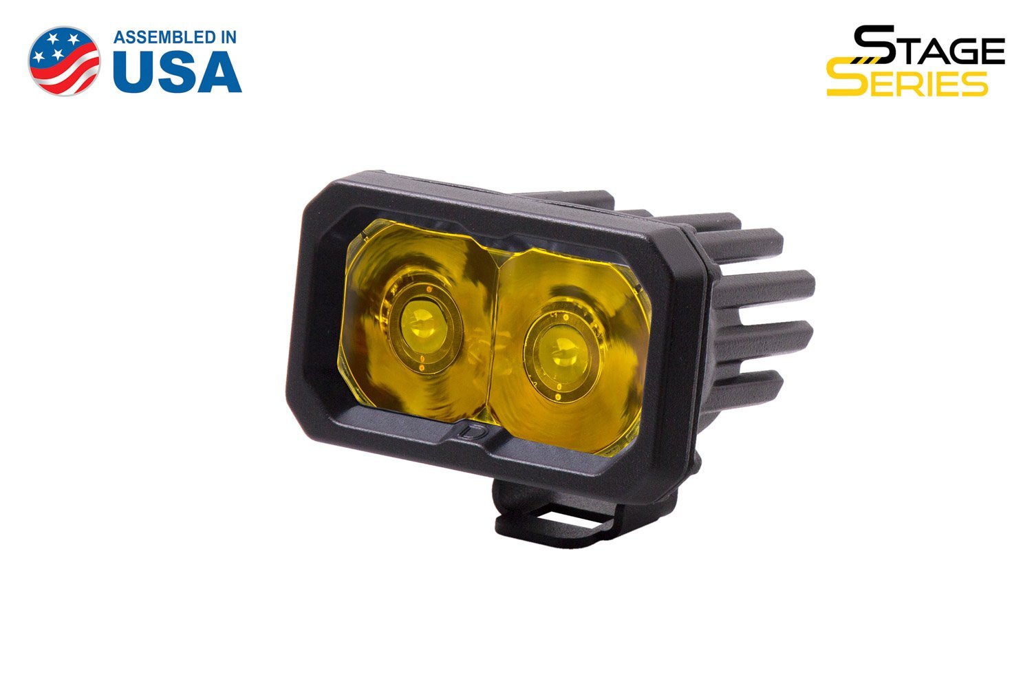 SSC2 Stage Series 2 Inch Amber LED Pod Standard (Single)-dd6401s-4