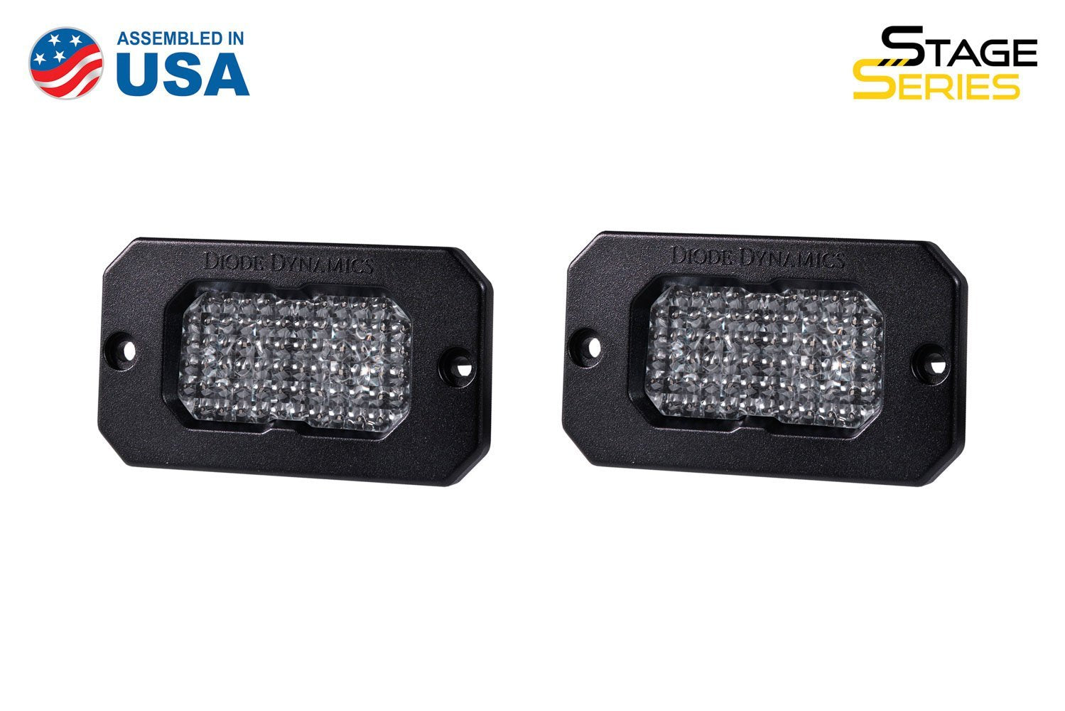 SSC2 Stage Series 2 Inch White LED Pod Flush (Pair)-DD6426P-3